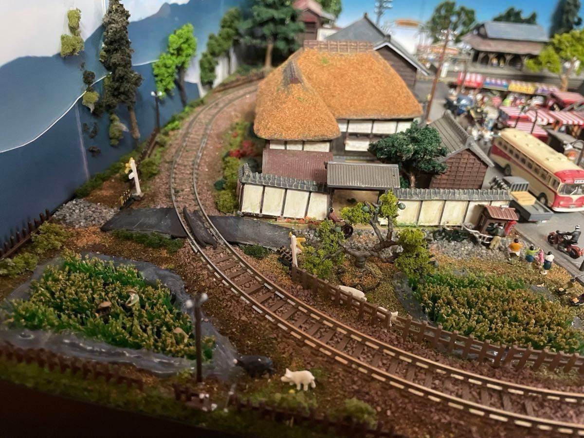 鉄道模型 少年時代 完全セット 完成ジオラマ 専用アクリルケース/台