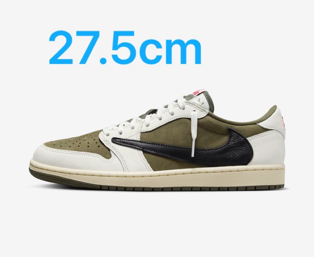 27 5cm Travis Scott × Nike Air Jordan 1 Low OG SP 