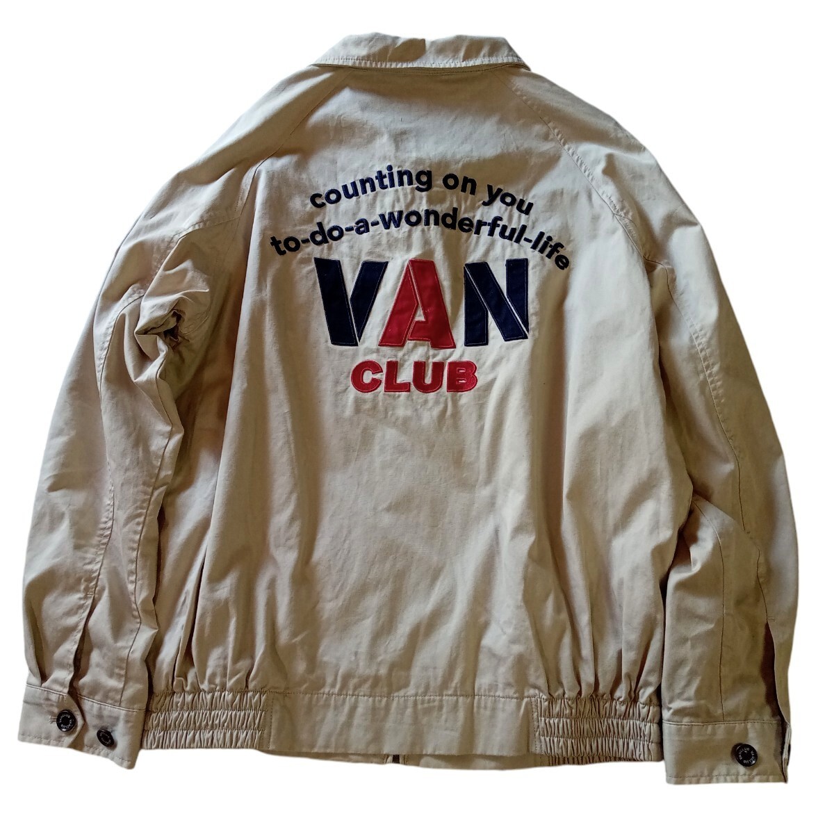 即決 良品 VAN CLUB ヴァン ジャケット VAN Jacket スイングトップ L