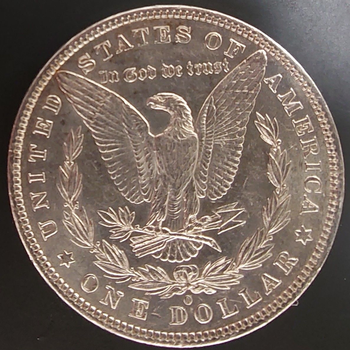1881年 アメリカ銀貨 1ドル モルガンダラー 銀貨O SV900比重10 2