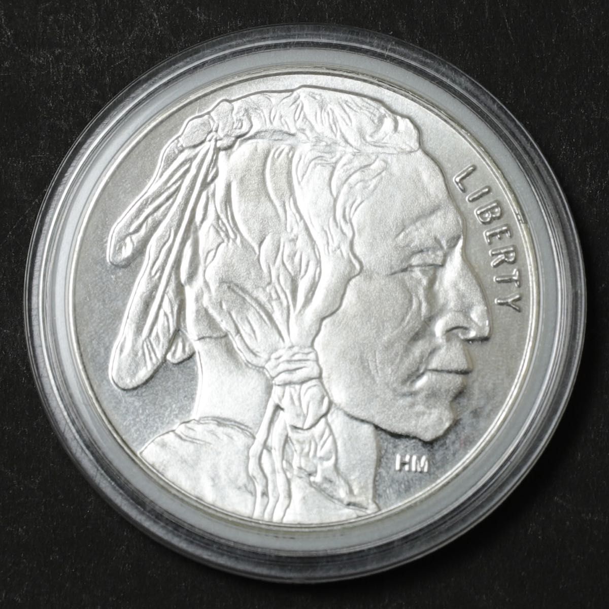 アメリカ銀貨 バッファロー・インディアン 純銀 1オンス メダル銀貨