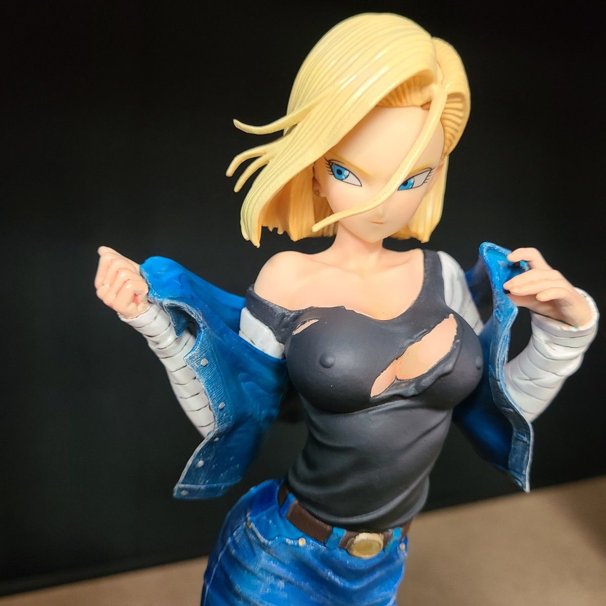 ドラゴンボールZ 人造人間 18号 リペイント フィギュア GLITTER