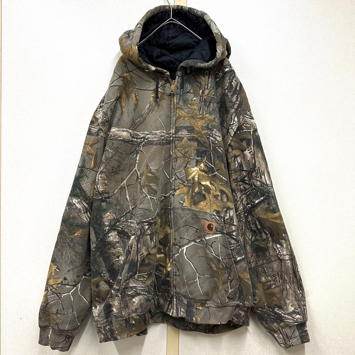 レア 希少 カーハートリアルツリー Carhartt パーカー XLサイズ リアル