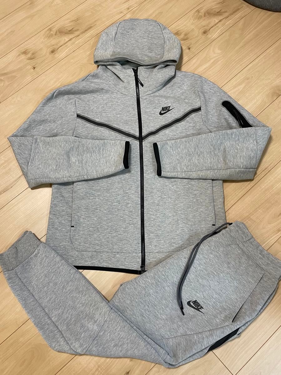ナイキテックフリース セットアップ グレー LMサイズ 美品｜Yahoo