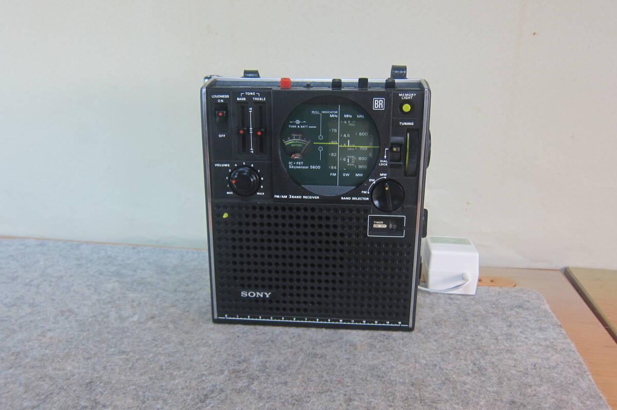 Yahoo!オークション - SONY ソニー スカイセンサー ICF-5600 FM/SW/MW3