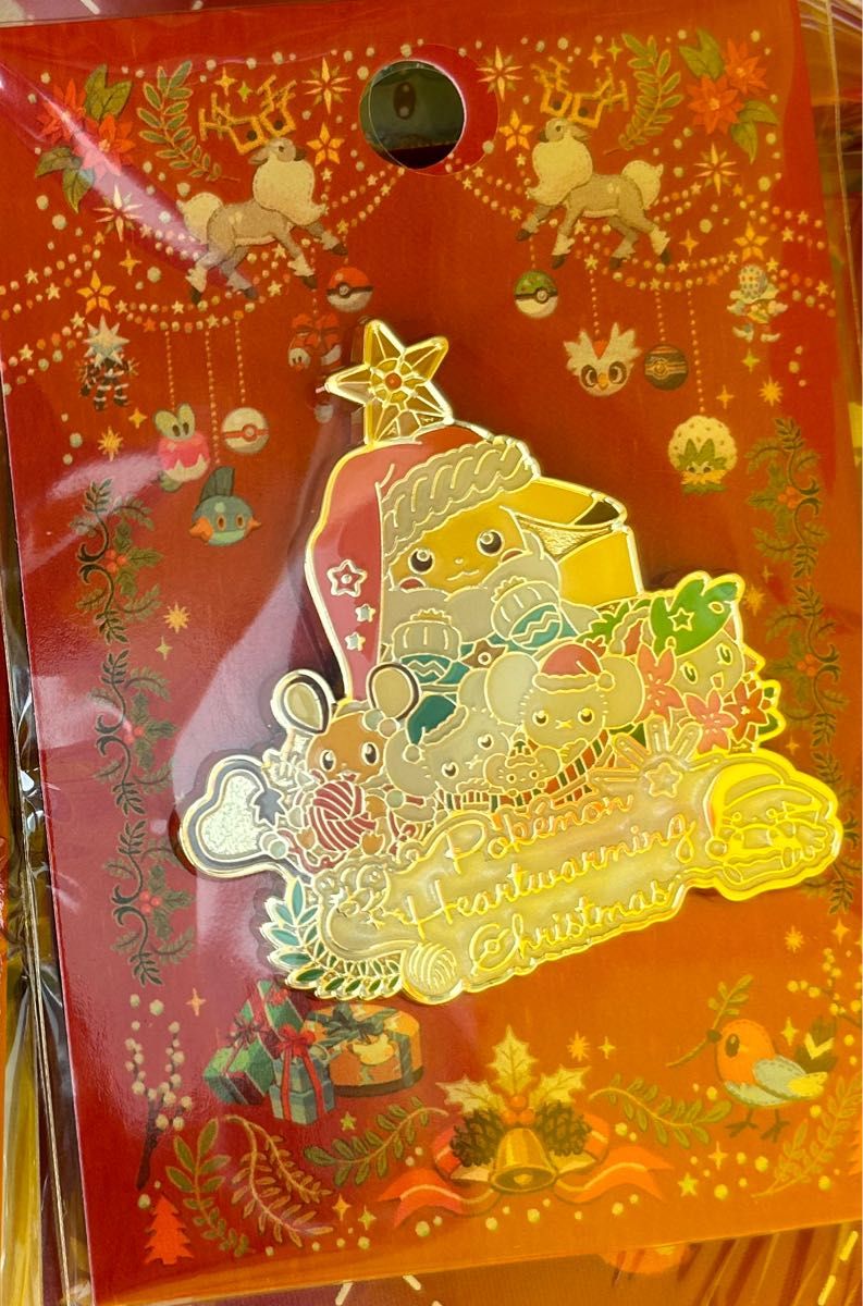 ポケモンセンター クリスマス 2024 ロゴピンズ ポケモン ピカチュウ