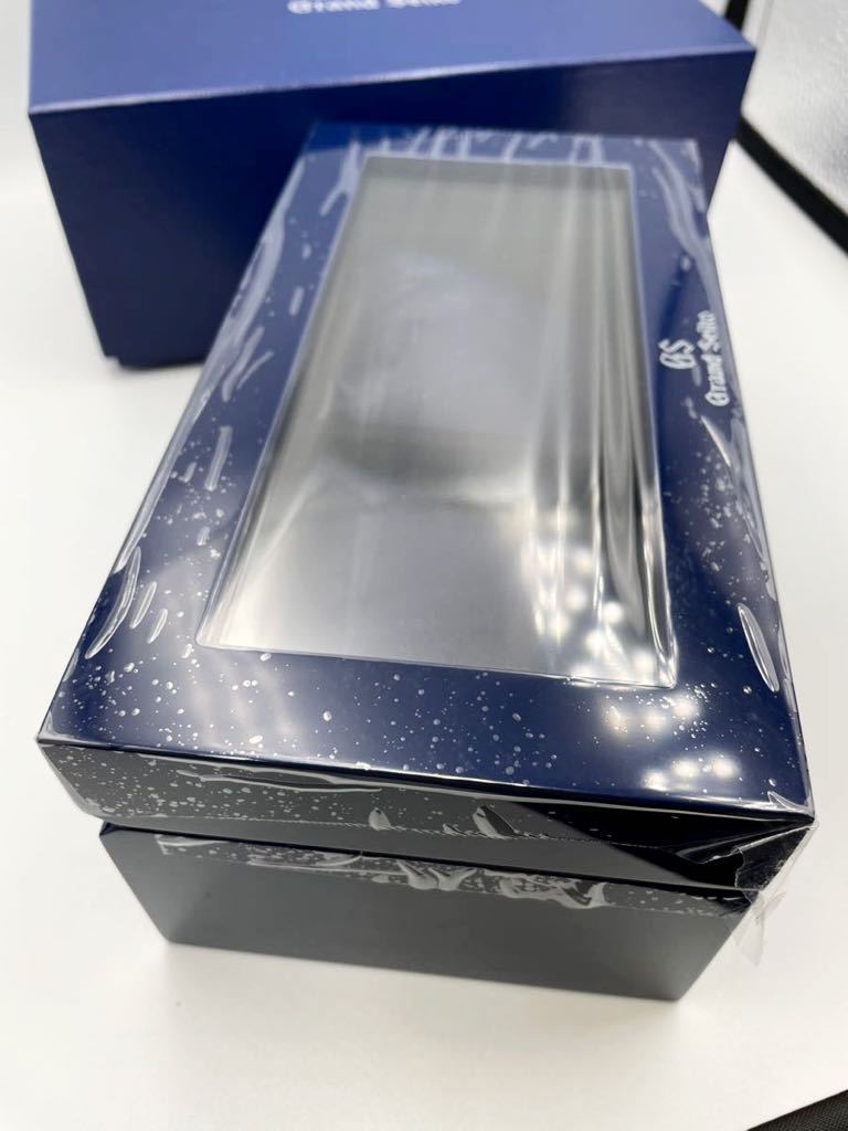 未使用品 グランドセイコー 特製ボックス ブルー 時計BOX 2本用 非売品