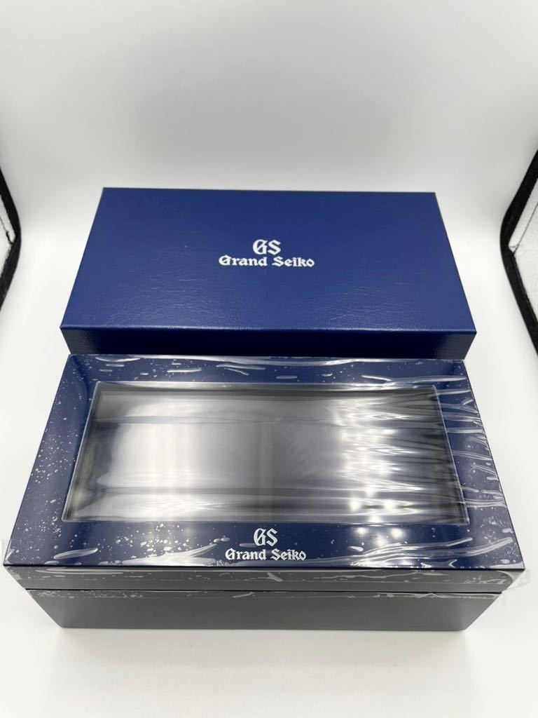 未使用品 グランドセイコー 特製ボックス ブルー 時計BOX 2本用 非売品