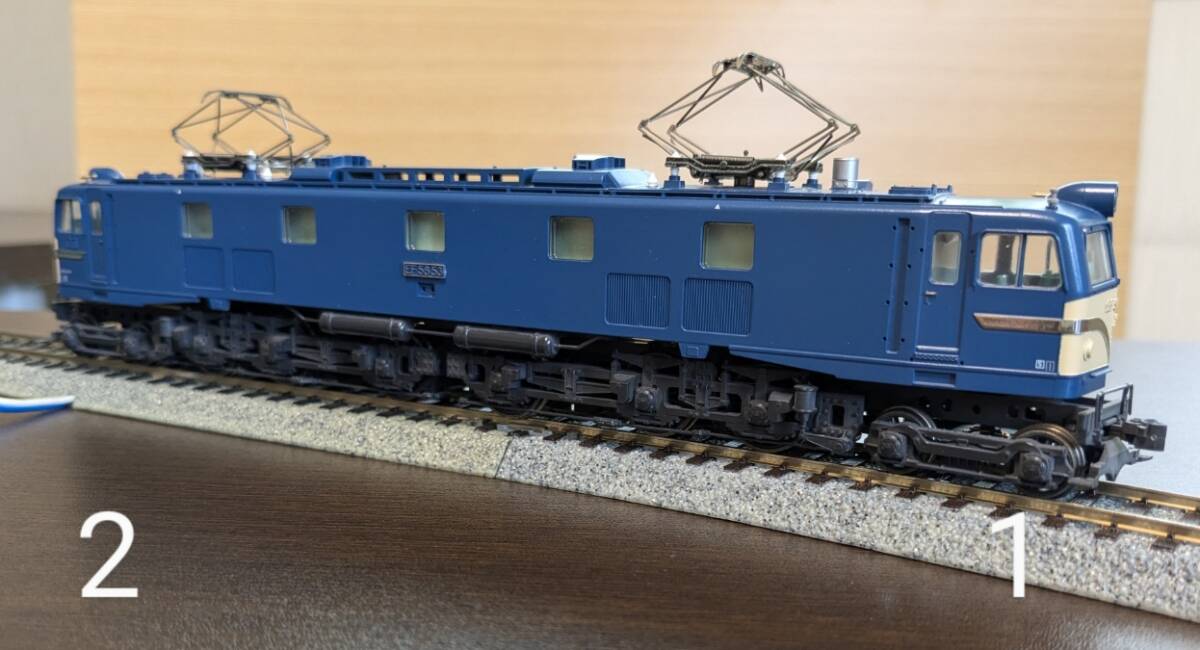 Yahoo!オークション - KATO EF58電気機関車 大窓ブルー（1-301） HOゲ