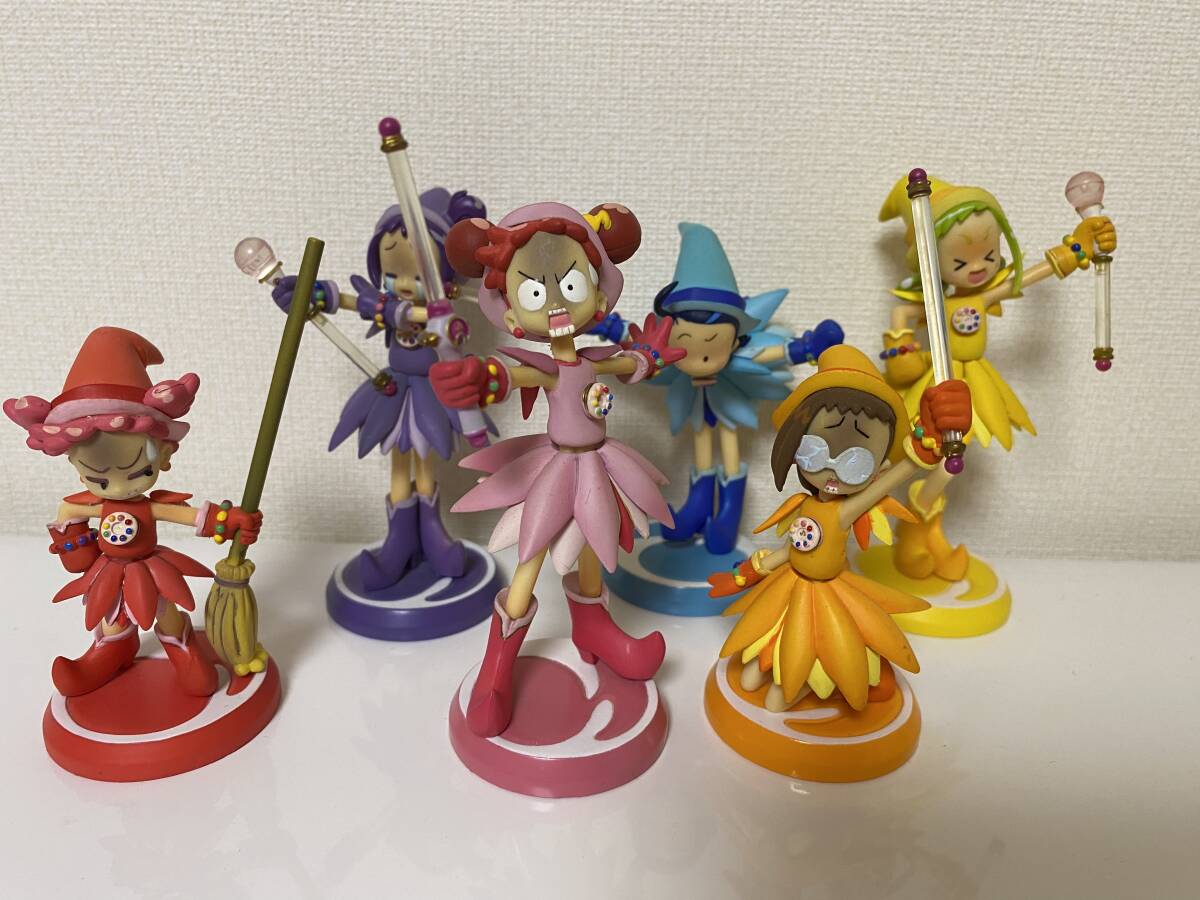 Yahoo!オークション - おジャ魔女どれみ フィギュア6体セット(難あり)