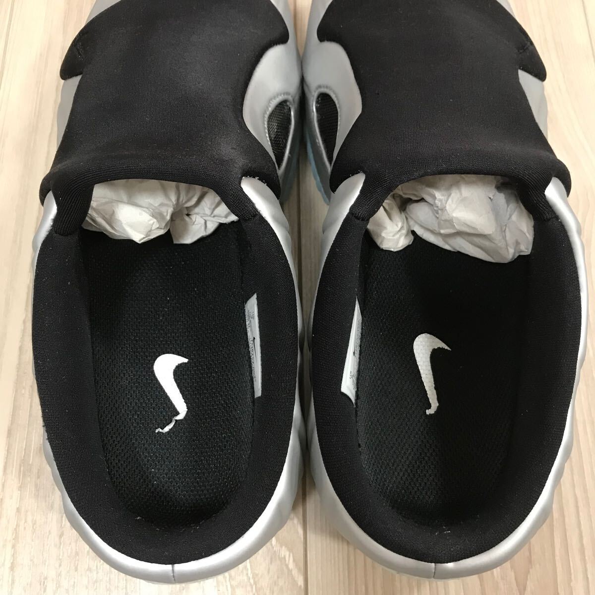 NIKE CLOGPOSITE SILVER BLACK クロッグポジット フォームポジット