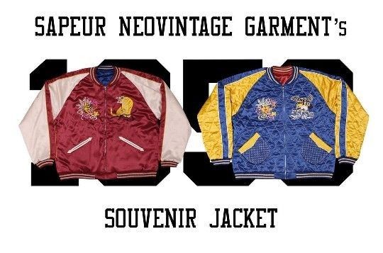サプール スカジャン SAPEur SNVG SOUVENIR JACKET 大阪 Lサイズ