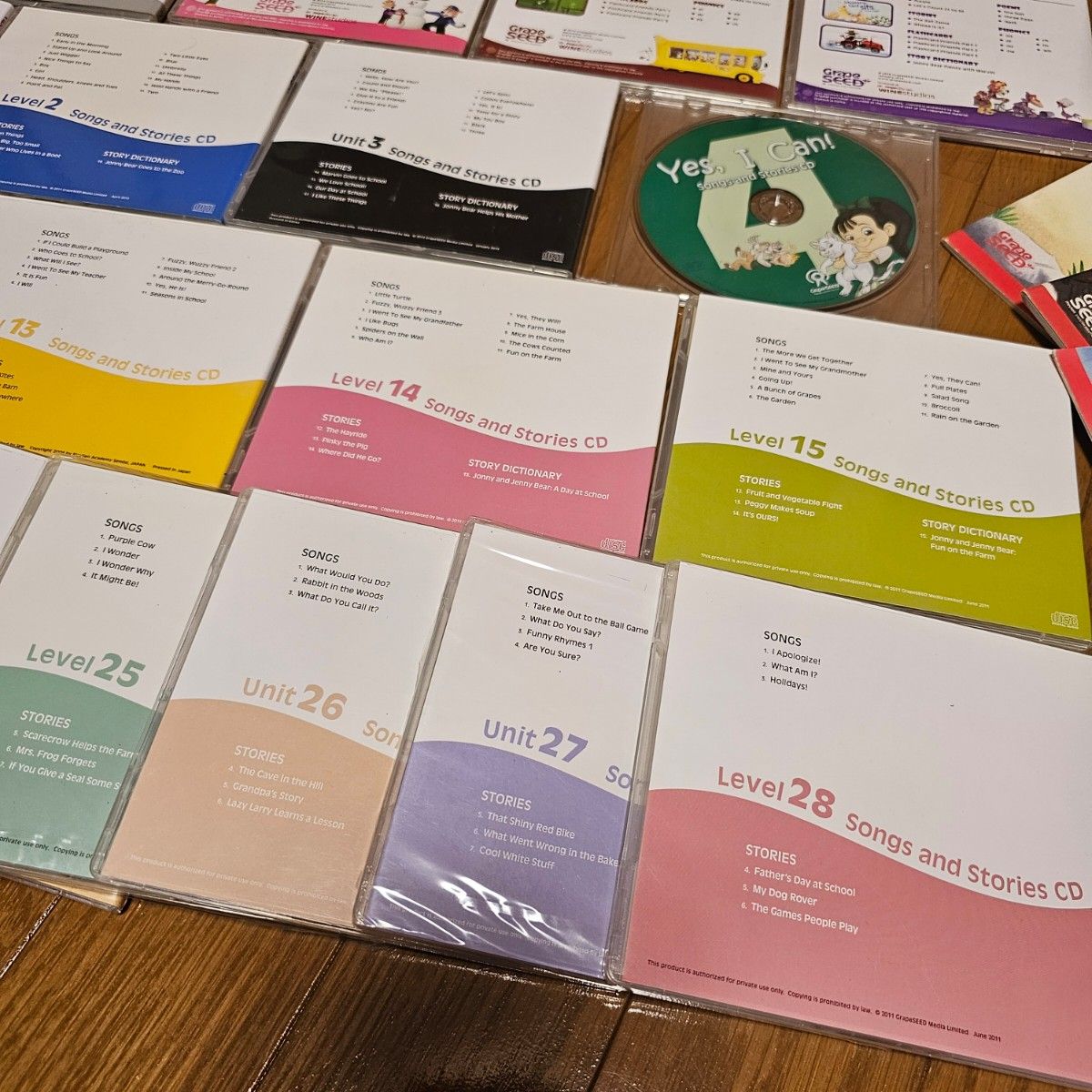 グレープシード 子ども向け 英語教材 Grape SEED DVD CD 本 未就学児