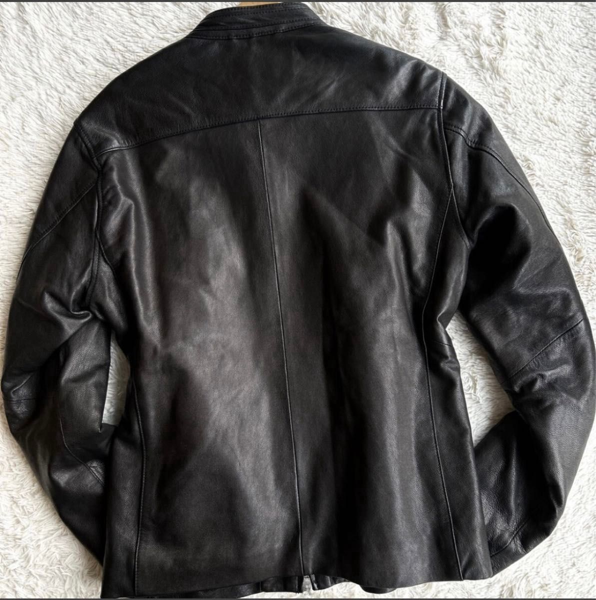 極希少XL BEAUTY&YOUTH / UNITED ARROWS シングルライダース ゴート
