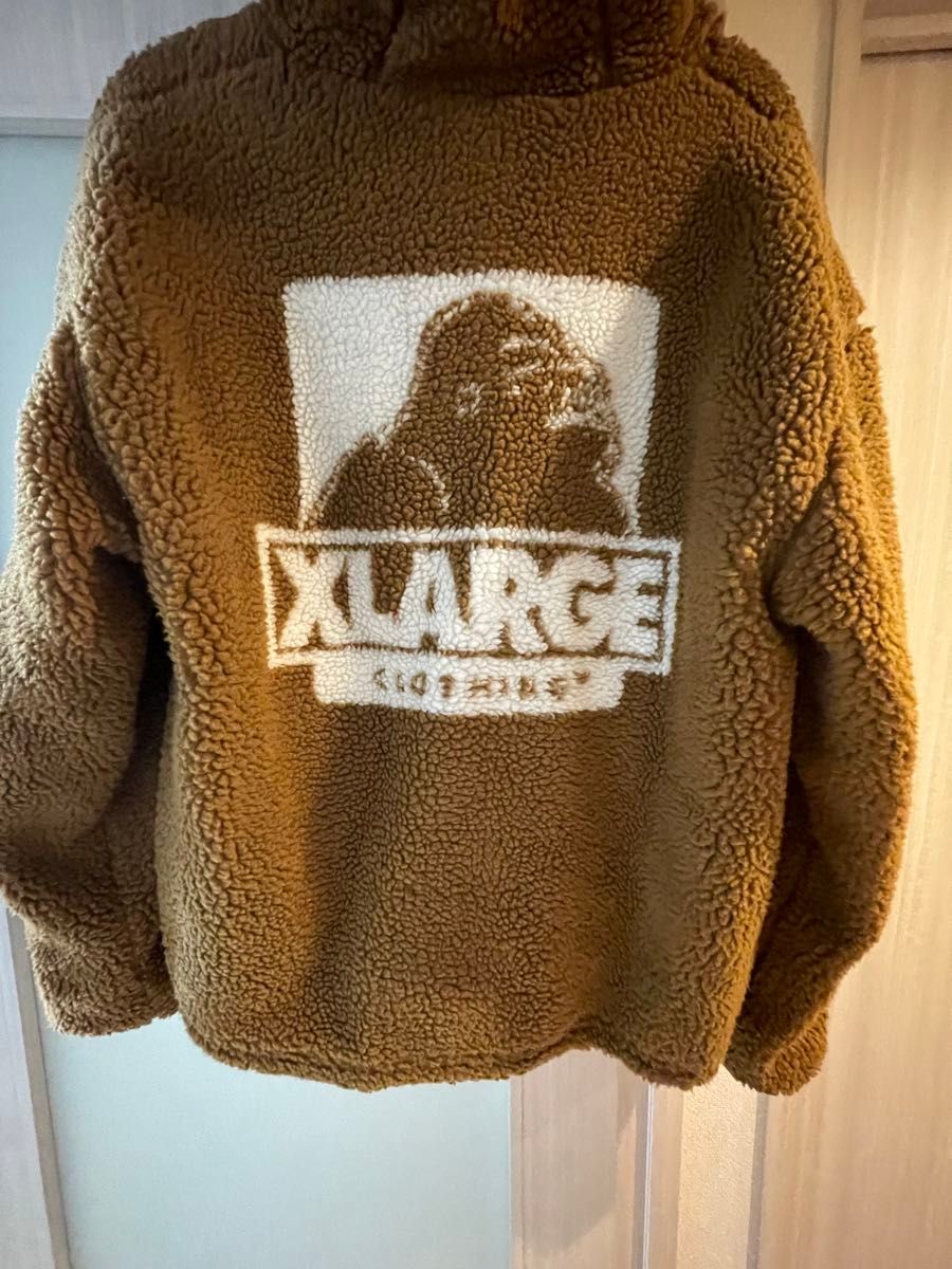 XLARGE ボアジャケット Mサイズ ブラウン｜Yahoo!フリマ（旧PayPayフリマ）