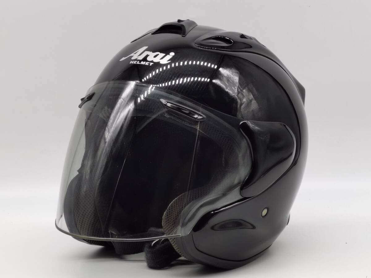 Arai アライ MZ GLASS BLACK グラスブラック Mz ジェットヘルメット L