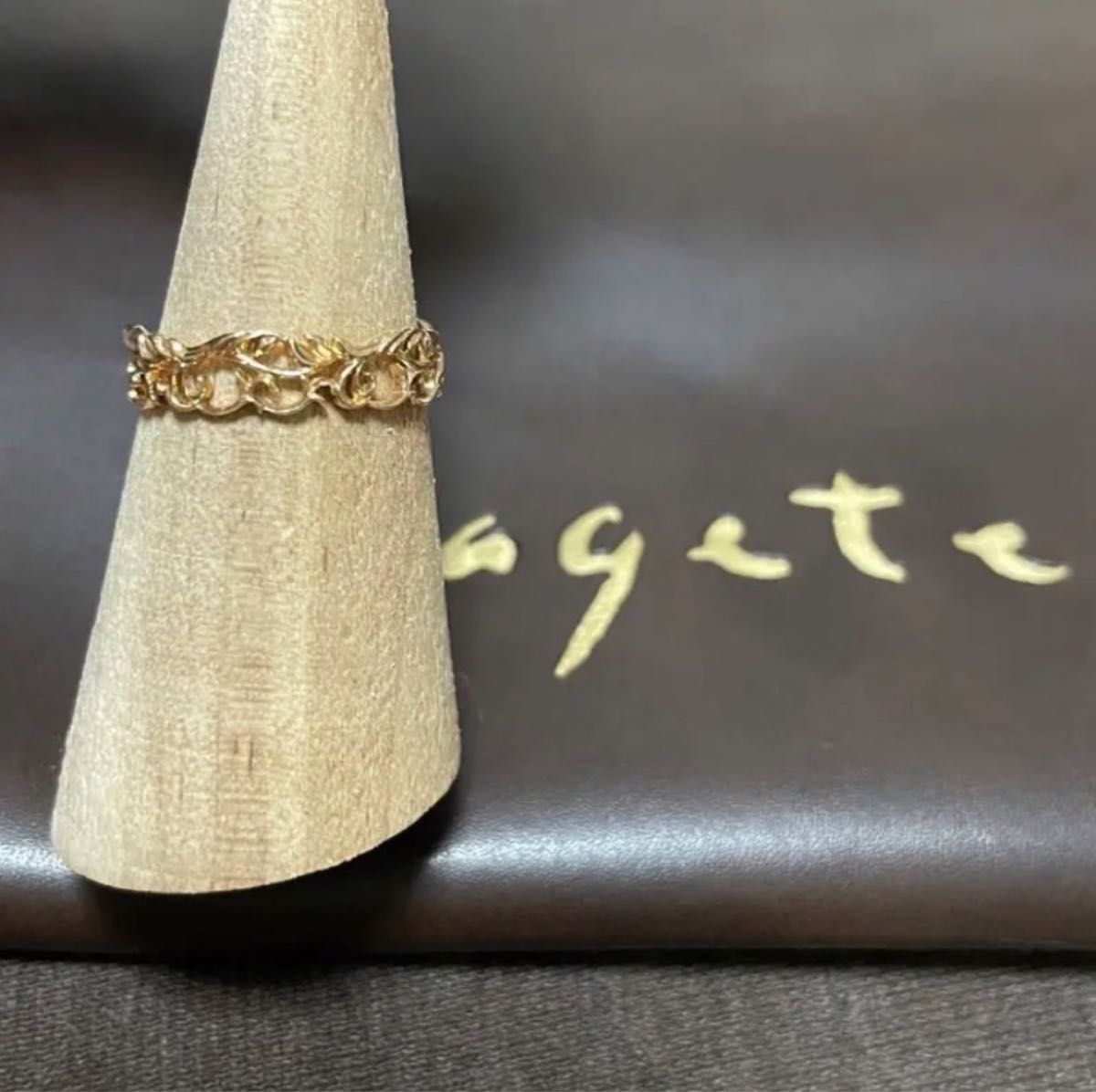 アガット agete K10 透かしリング #11｜Yahoo!フリマ（旧PayPayフリマ）