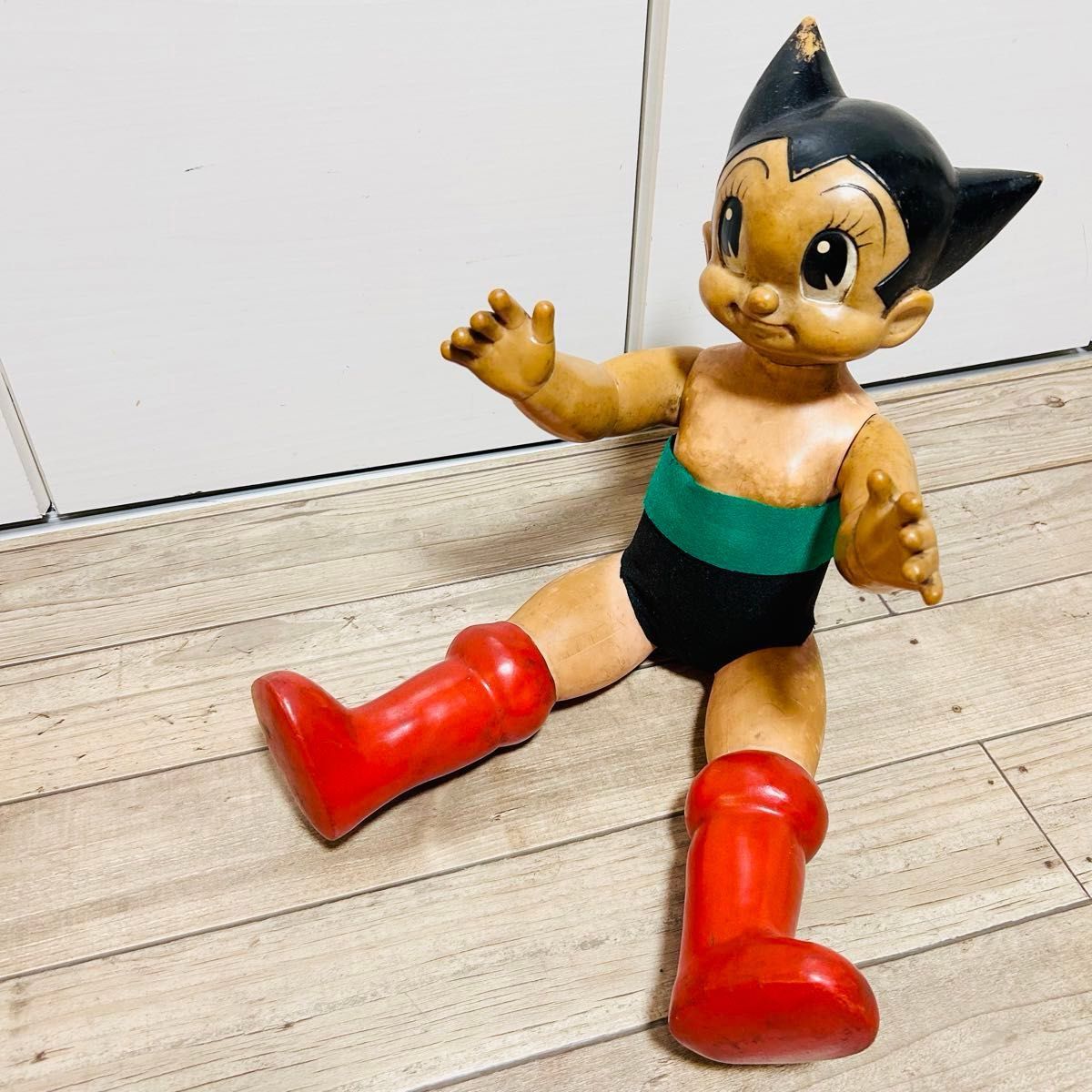 当時物】鉄腕アトム ソフビ フィギュア 約55cm 昭和レトロ 人形 アニメ