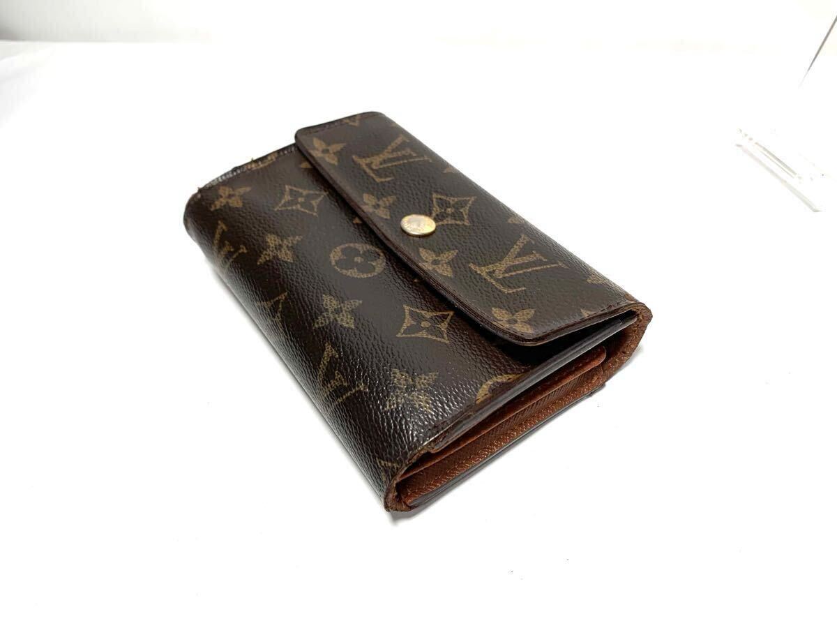 1円 LOUIS VUITTON ルイヴィトン M60047 モノグラム ポルトフォイユ