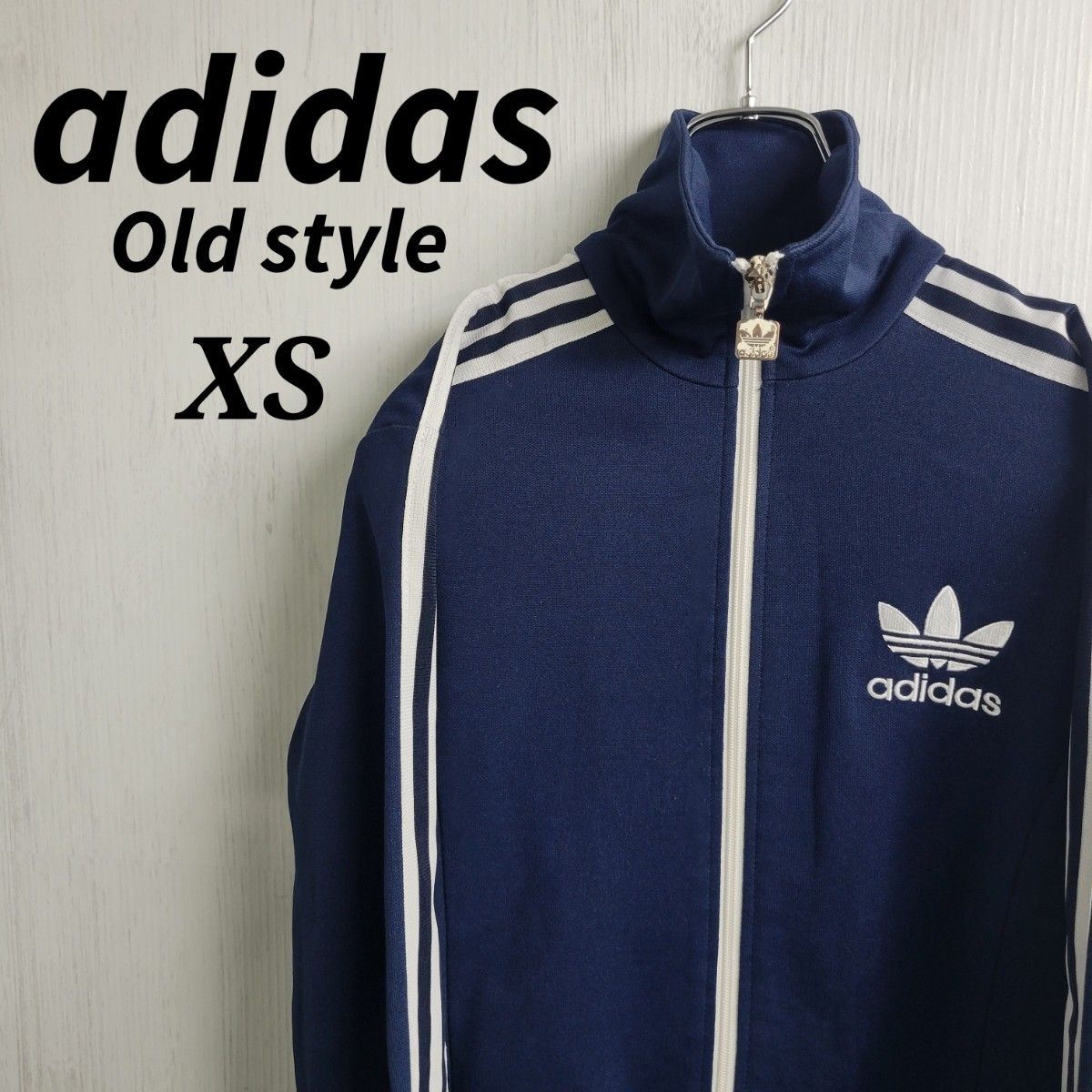adidas アディダスオリジナルス トラックジャケット XS ネイビー 刺繍