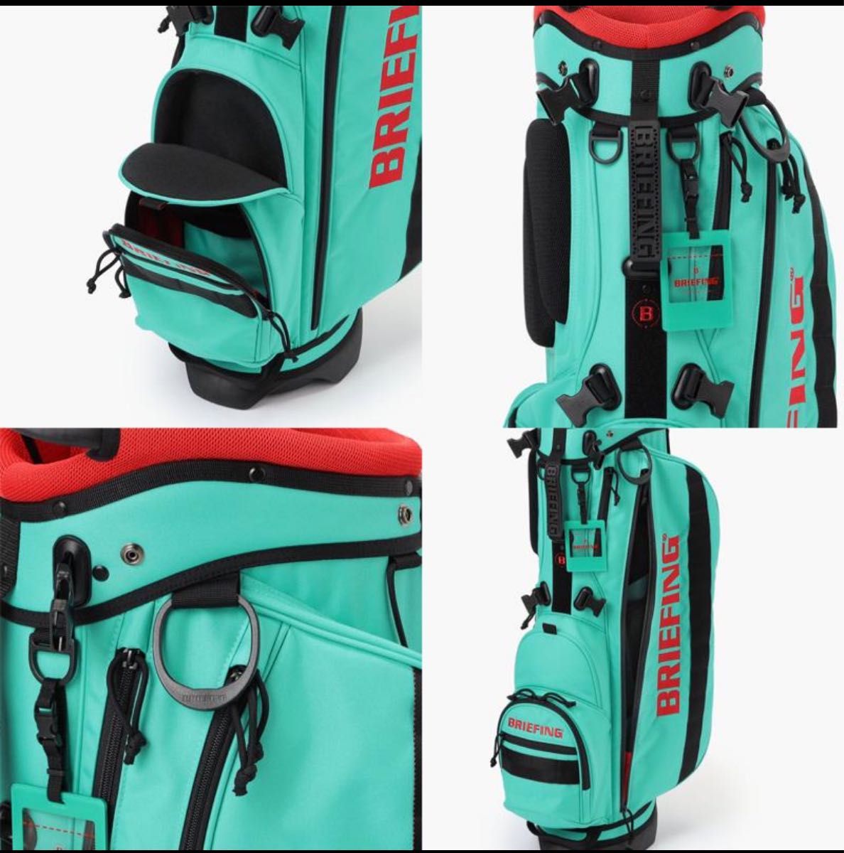 新品 BRIEFING ブリーフィングゴルフ CR4#3スタンド式キャディーバック