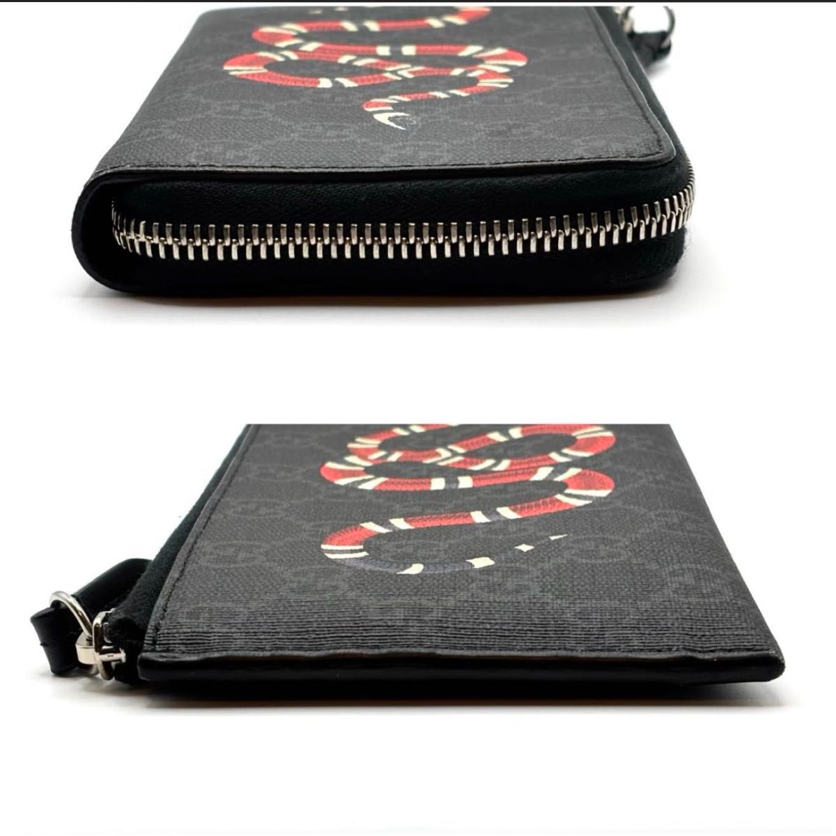極美品 GUCCI グッチ 長財布 ラウンドファスナー GGスプリーム キング