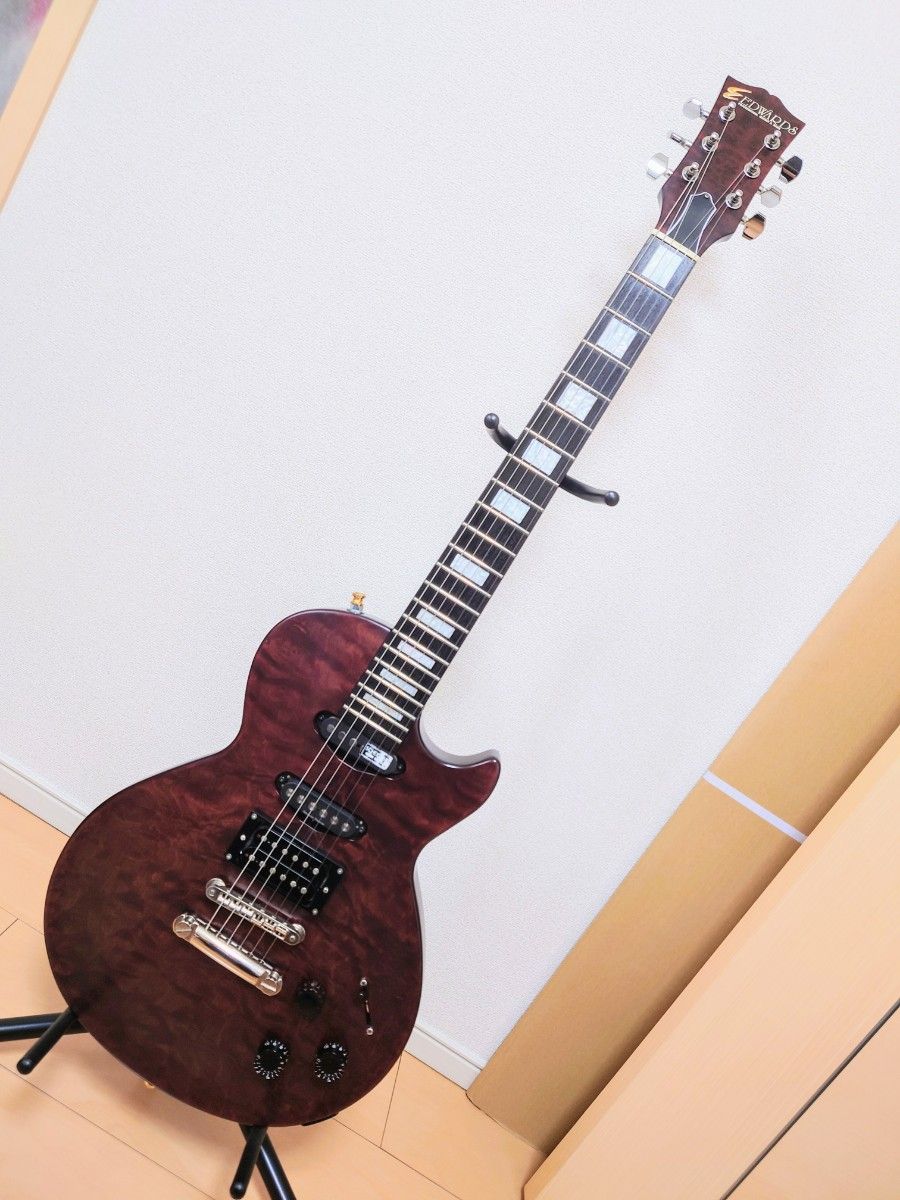 希少 EDWARDS by ESP E-I-135QM LUNA SEA INORANモデルのマローネ廉価
