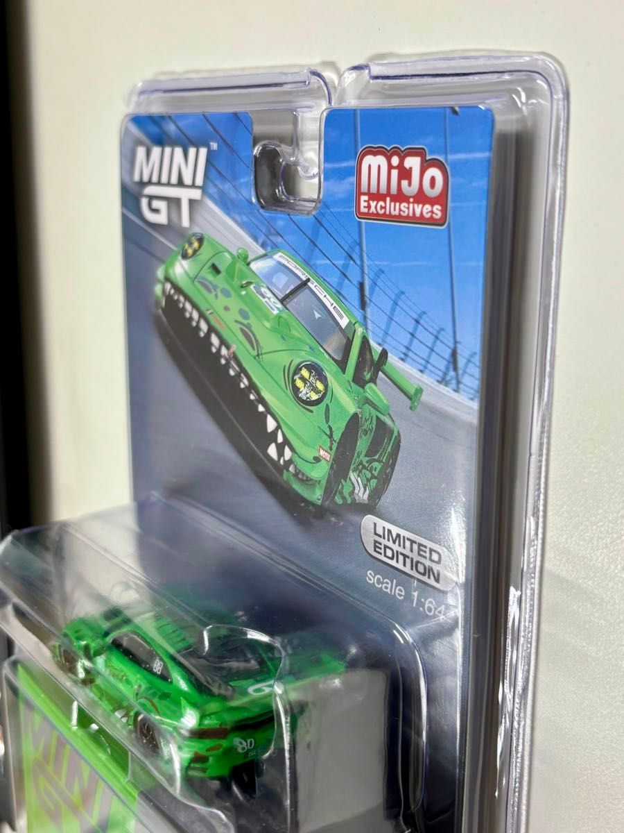 激レア｣Mijo特注 MINI GT 1/64 ポルシェ 911 GT3R #80 rexy レキシー