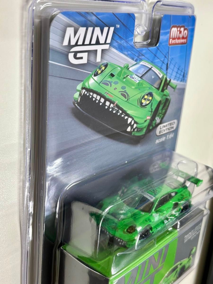 激レア｣Mijo特注 MINI GT 1/64 ポルシェ 911 GT3R #80 rexy レキシー