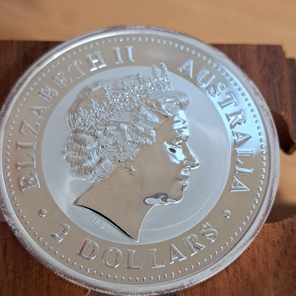 2003年オーストラリア2オンス銀貨 羊 プルーフコイン 品位SV999
