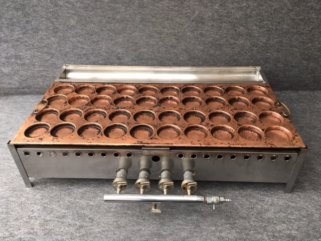 大判焼 40穴 プロパンガス LPガス用 業務用 大型 / 今川焼機 大判焼器