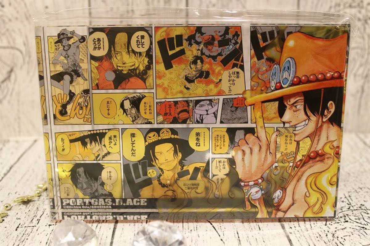 エース ONE PIECE アクリル ブロック スタンド バースデー 原作