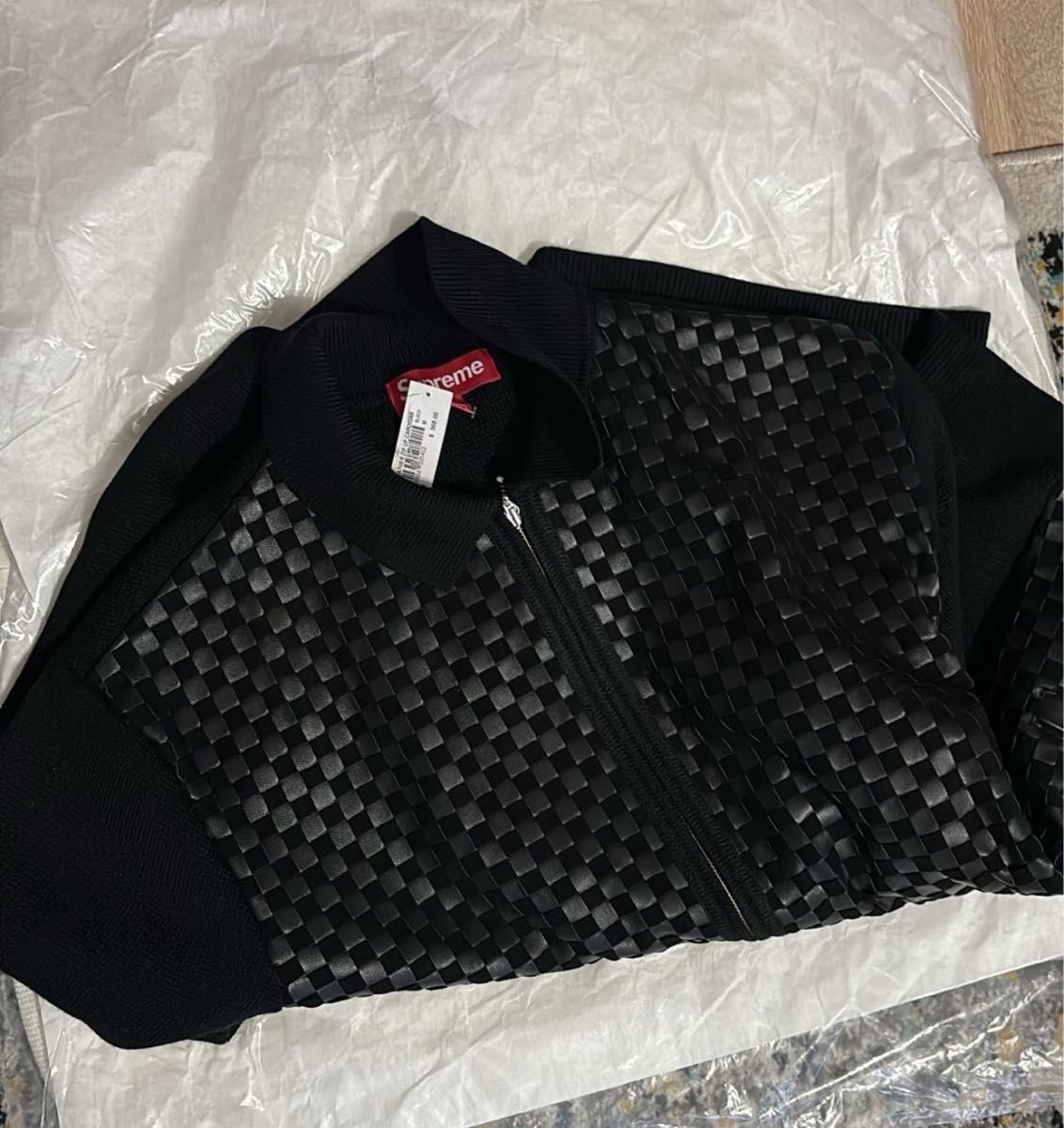 Supreme Woven Leather Zip Up Cardigan m｜Yahoo!フリマ（旧PayPay