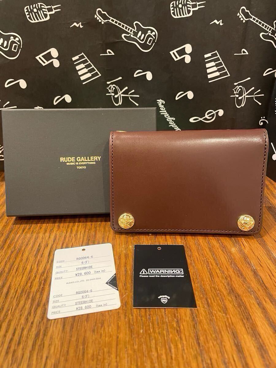 週末限定特価 RUDE GALLERY LEATHER SHORT WALLET ルードギャラリー