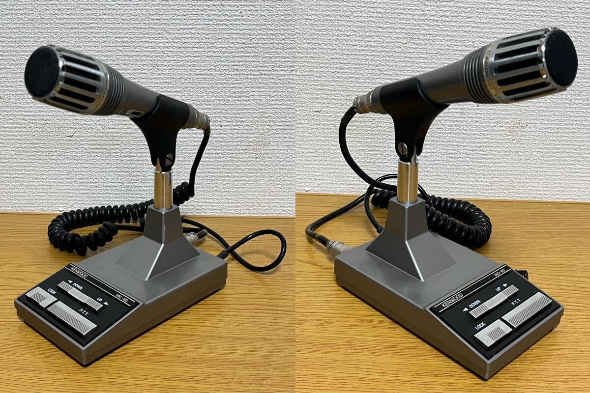ケンウッド MC-60 スタンドマイク 外箱のみ有 美品！ ケンウッド MC-60