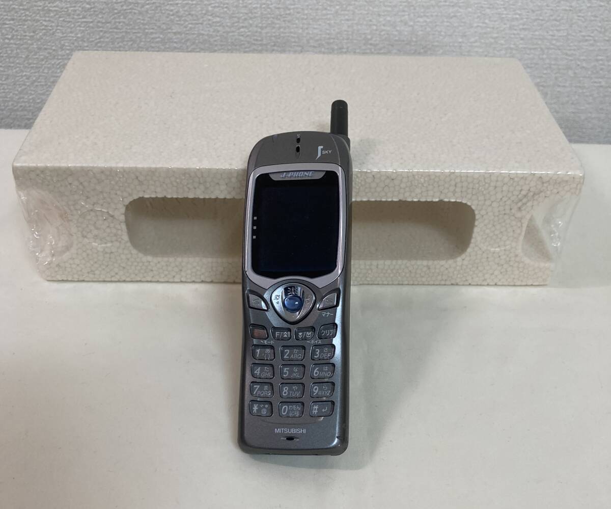 ガラケー J-PHONE J-D04 製造元 三菱電機株式会社 2001年8月製造