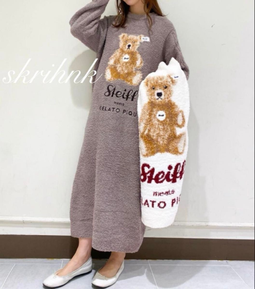 ジェラートピケ シュタイフ 限定コラボ 【Steiff】パウダージャガード