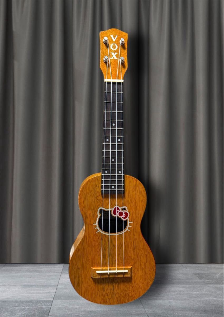 VOX 限定品 ハローキティ ウクレレ VU-33HK Natural Mango 【ウクレレ