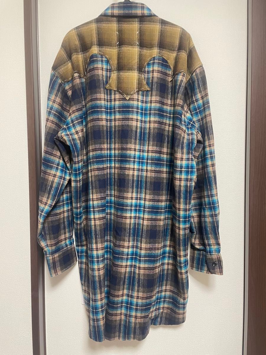 Maison Margiela】タグ付き ペンドルトンシャツ 長袖 チェック柄