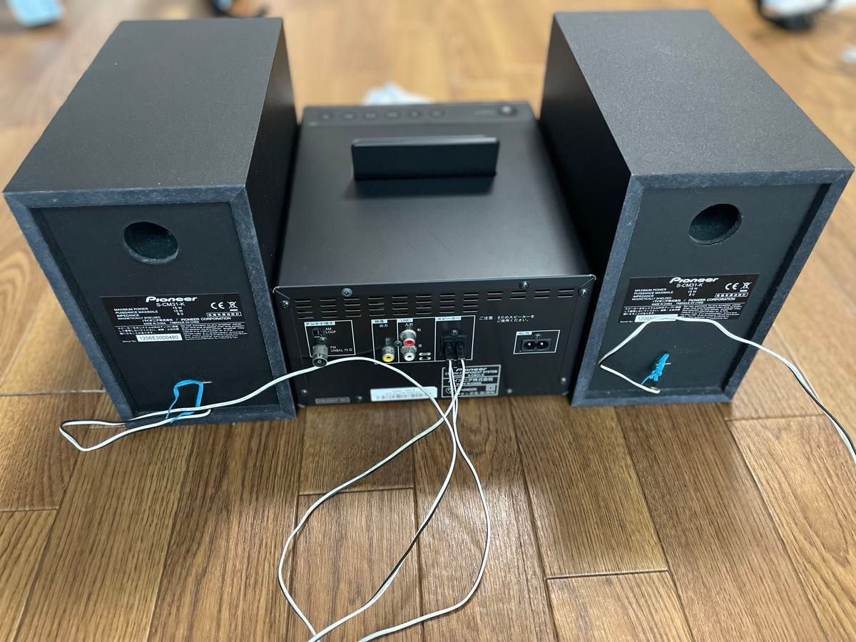 パイオニア ミニコンポ Pioneer X-CM31-K ブラック 訳あり 一部欠品 12
