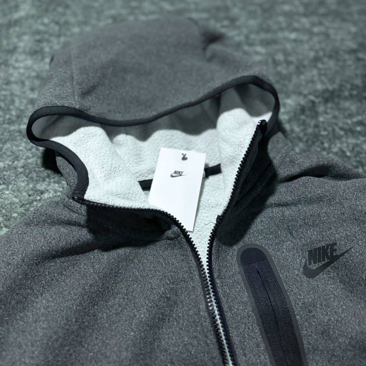 新品 ナイキ テックフリース 上下 セットアップ Lsize ダークグレー