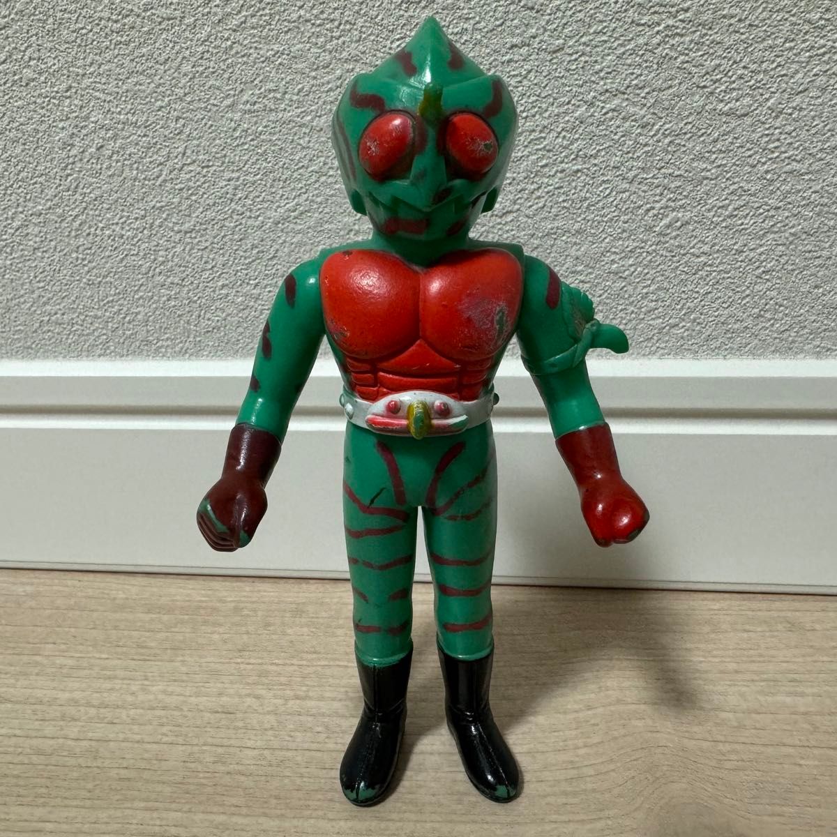 希少 当時物 仮面ライダー アマゾンソフビ フィギュア ポピー｜Yahoo