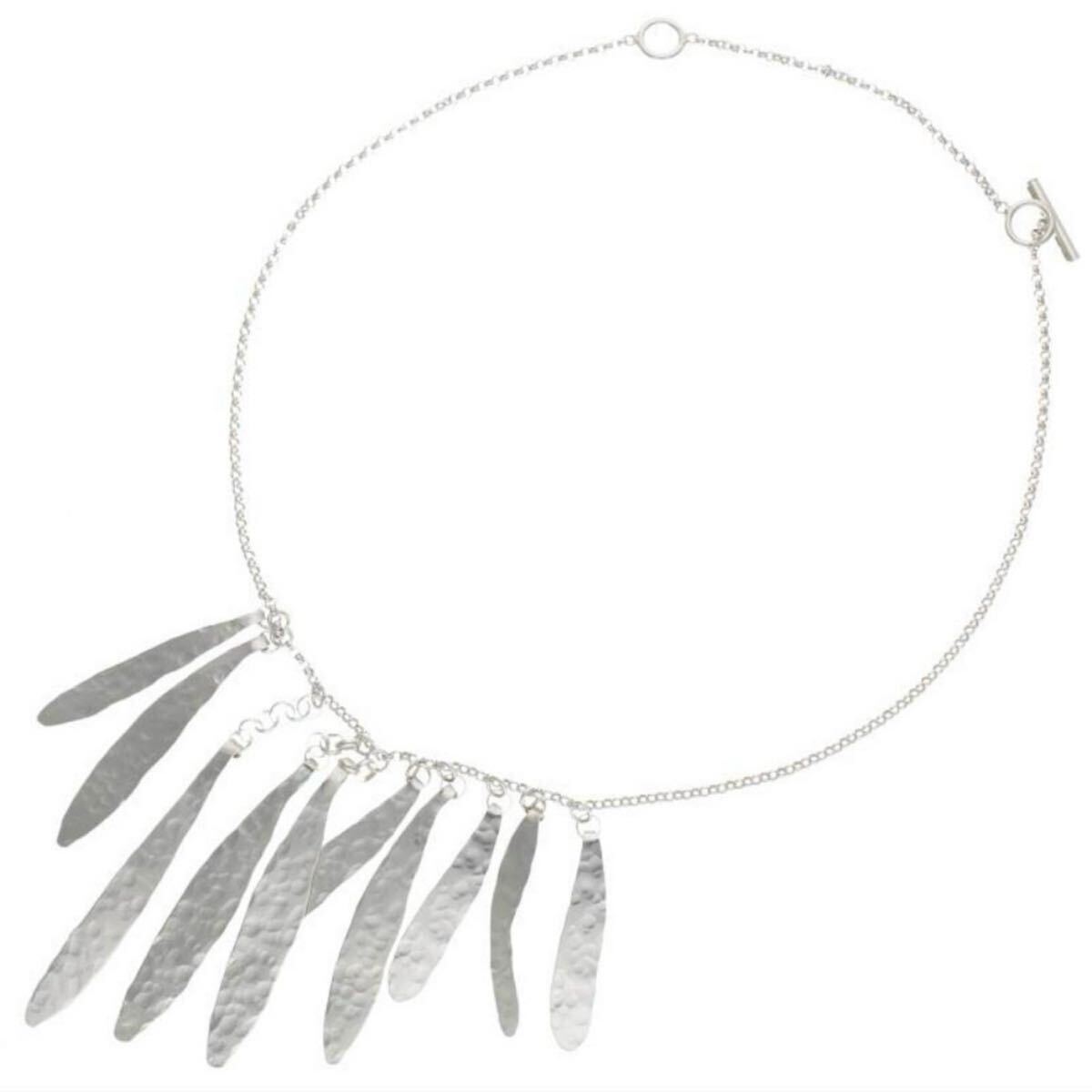 jil sander ジルサンダー necklace ネックレス 925 フェザー feather