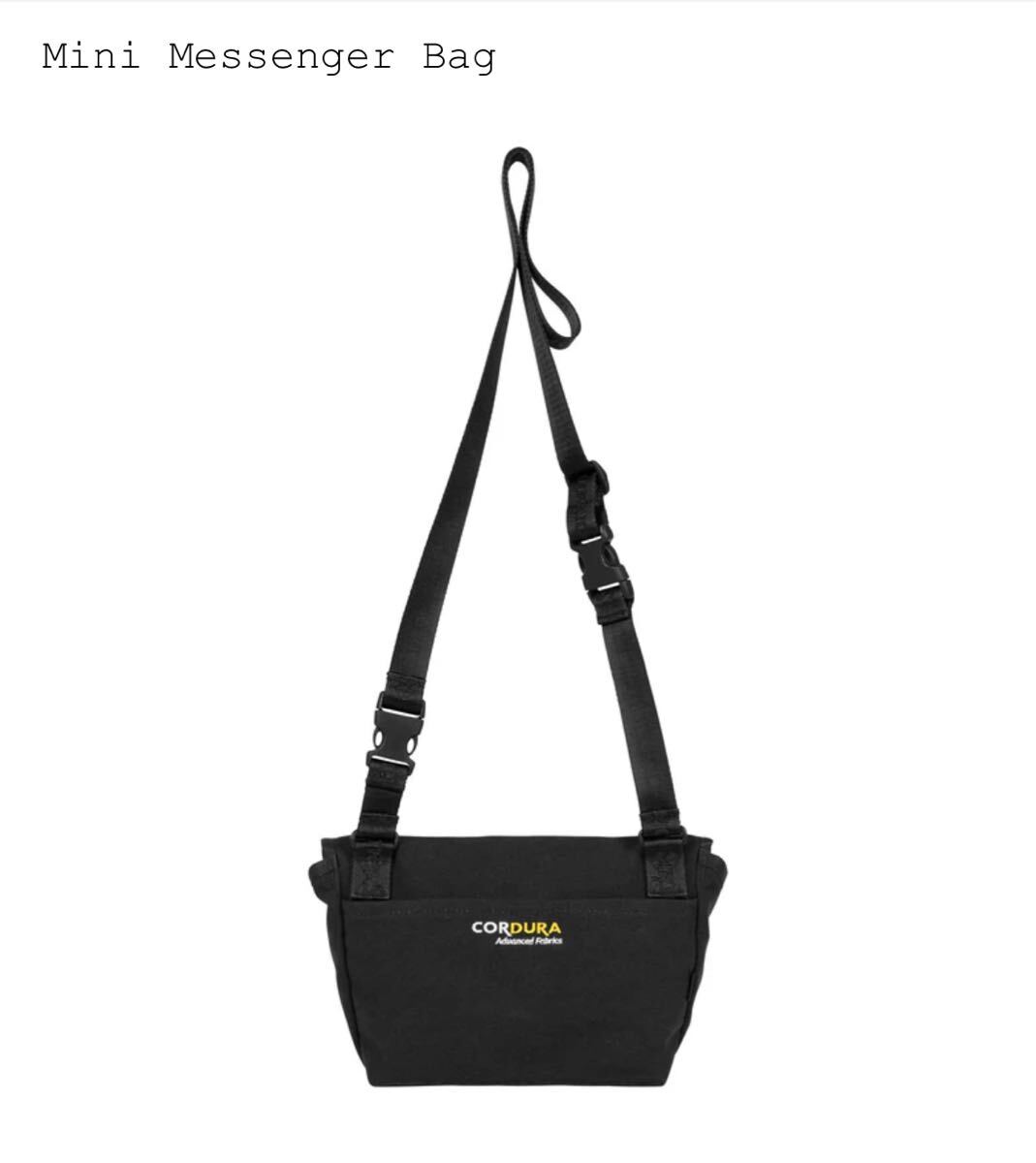 Supreme 2025SS Mini Messenger Bag Black シュプリーム ミニ
