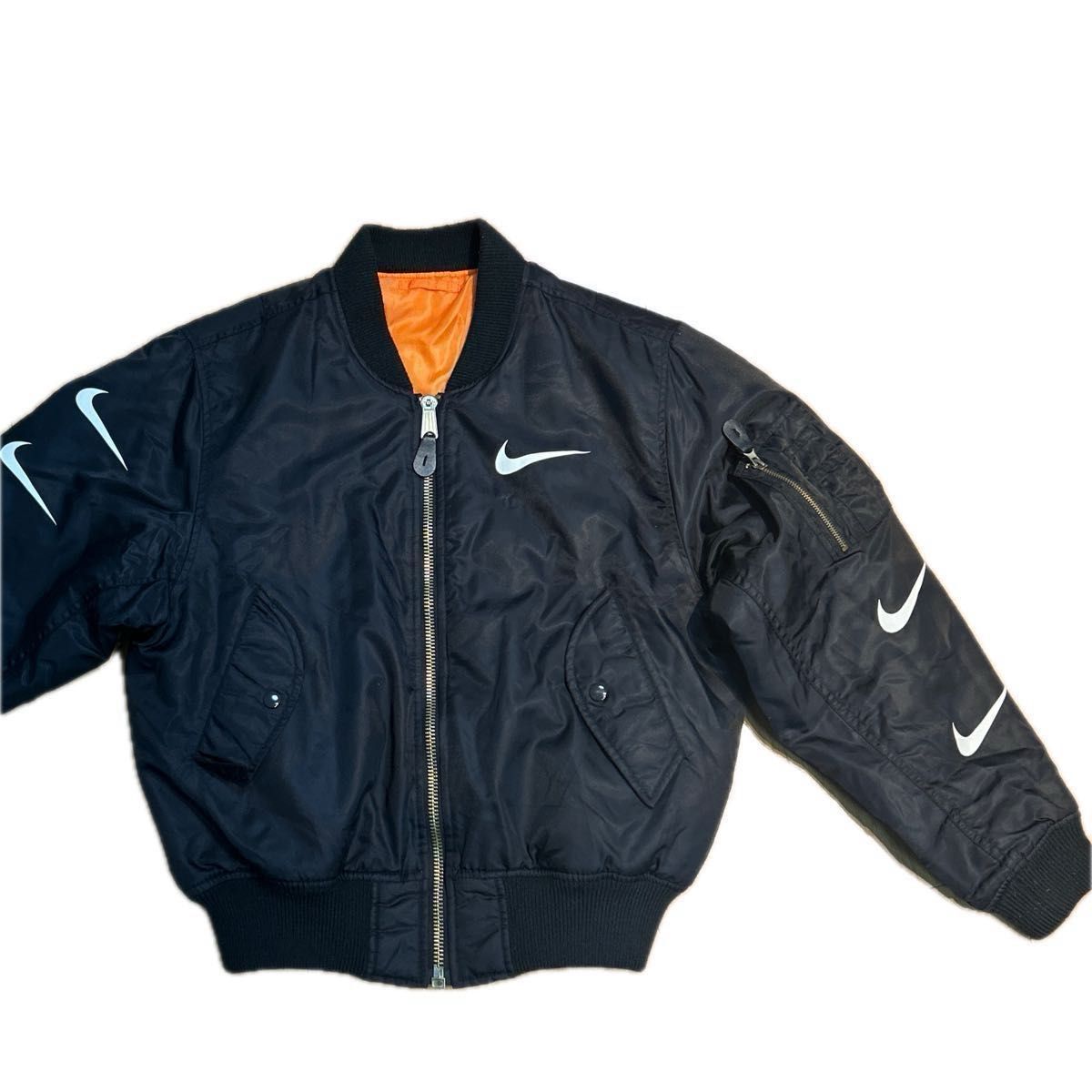 MA-1 NIKE ブラック リバーシブル アウター ナイキ｜Yahoo!フリマ（旧