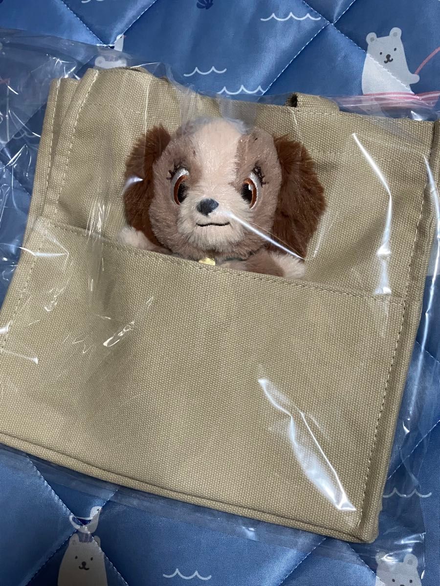 ディズニーストア レディ ぬいぐるみ 付き 2way バッグ ディズニー