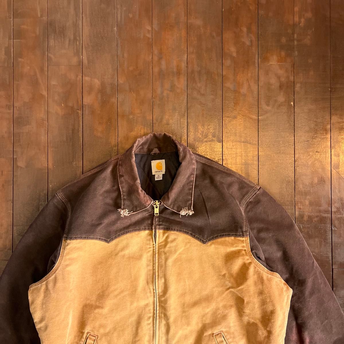 激レア 【carhartt カーハート】サンタフェジャケット ツートン XL