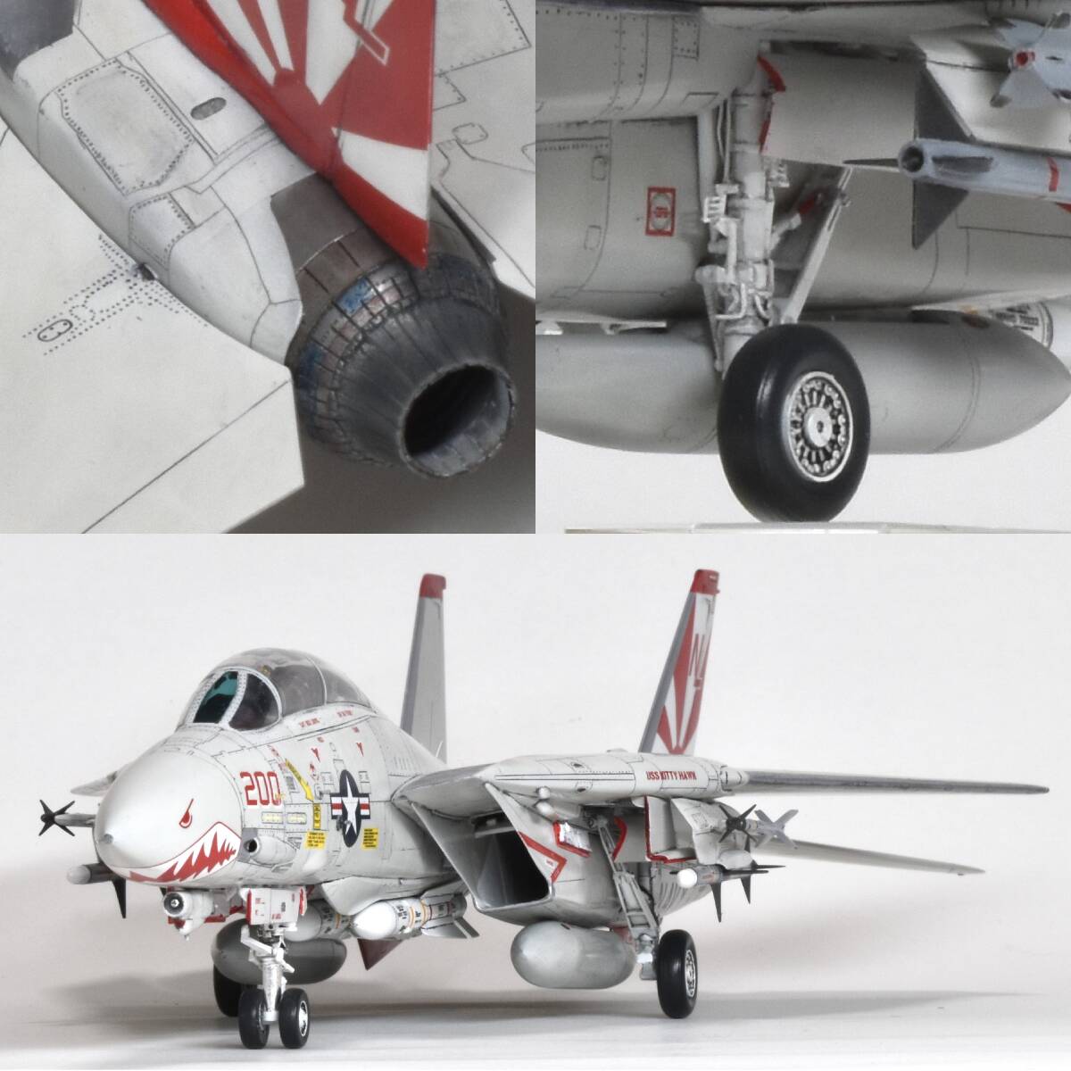 Yahoo!オークション - F-14A トムキャット VF-111 Sundowners 1/72 完
