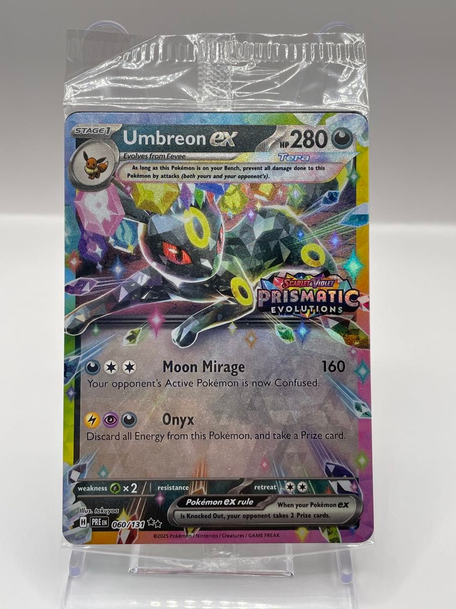 新品未開封 英語版 ブラッキーex プロモ 公式品 ポケモンカード｜Yahoo