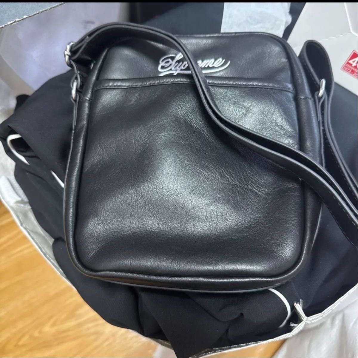 Supreme x Nike Leather Shoulder Bag 